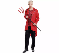 Costume da diavolo con giacca elegante per uomo