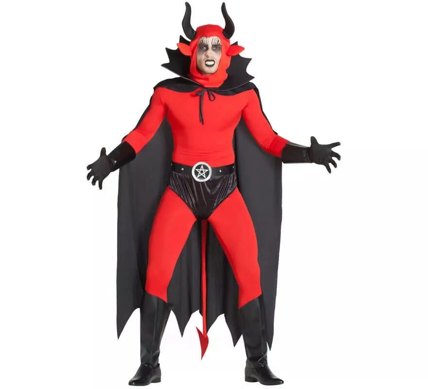 Translation missing: it.Disfraz de Diablo con Estrella para hombre
