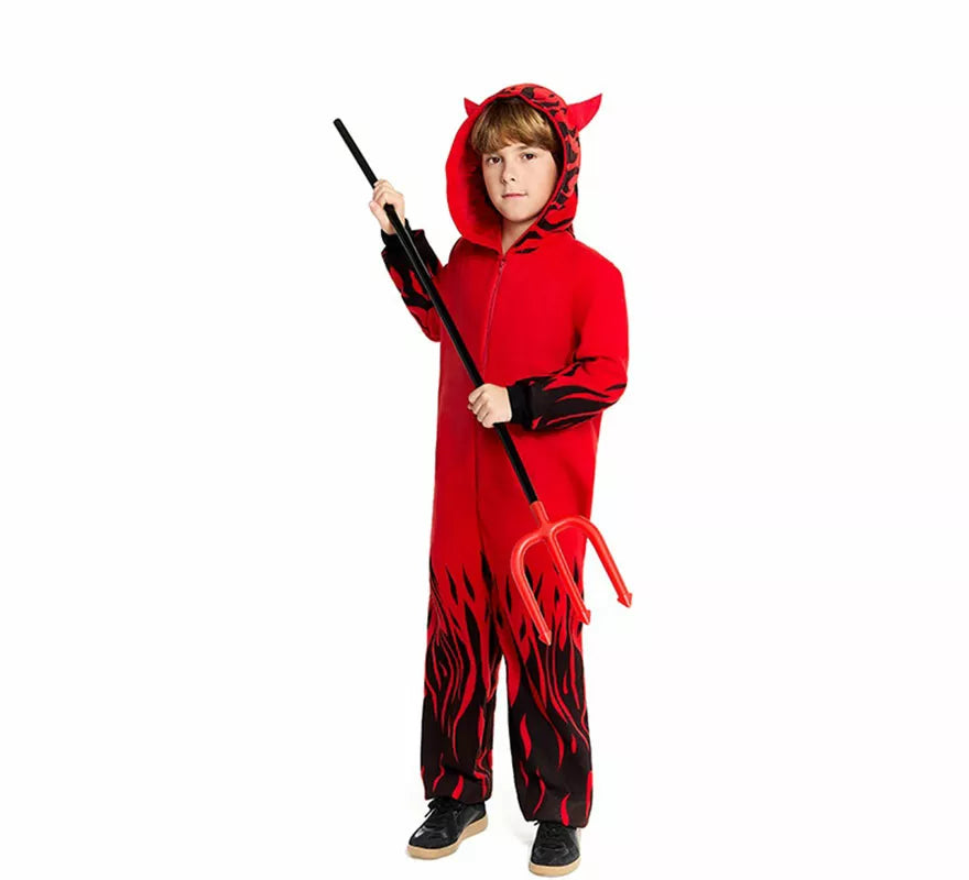 Translation missing: it.Disfraz de Diablo en Llamas para niño