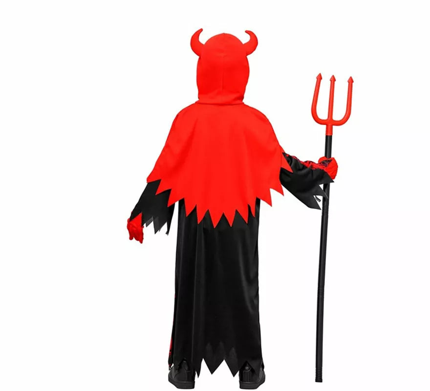 Translation missing: it.Disfraz de Diablo en Llamas con Capucha para niños