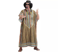 Costume da dittatore africano marrone per uomo