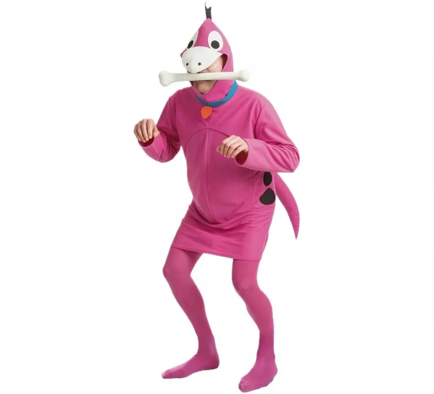 Translation missing: es.Disfraz de Dinosaurio Rosa para hombre