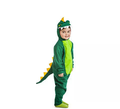 Costume da dinosauro verde per bambini