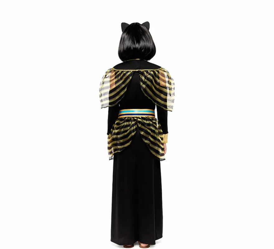 Disfraz de Diosa Bastet Egipcia para niña