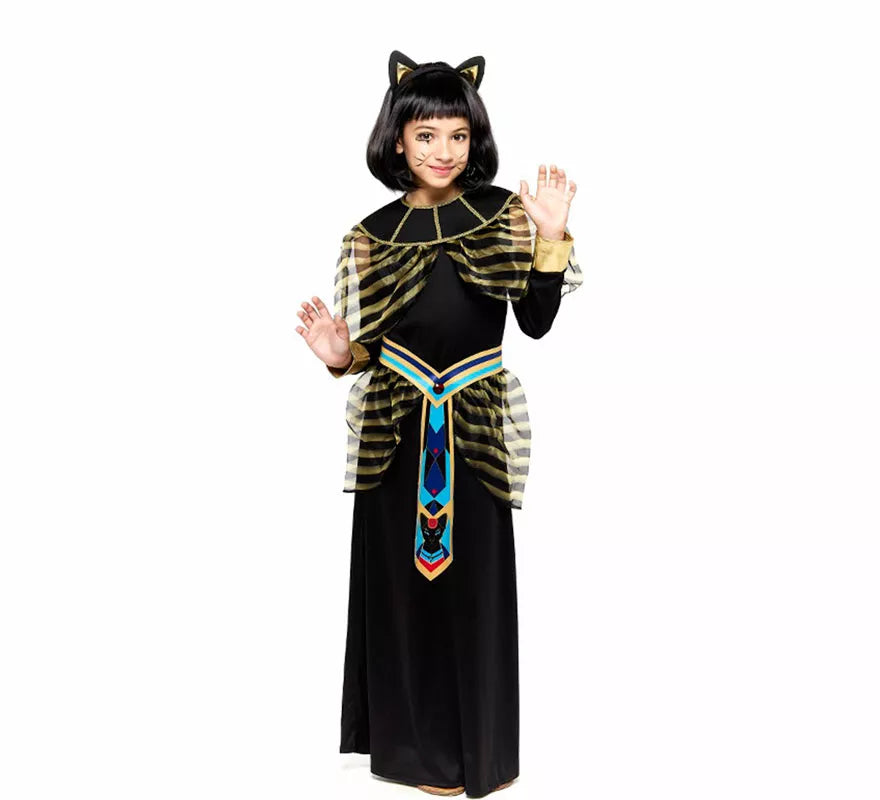 Translation missing: it.Disfraz de Diosa Bastet Egipcia para niña