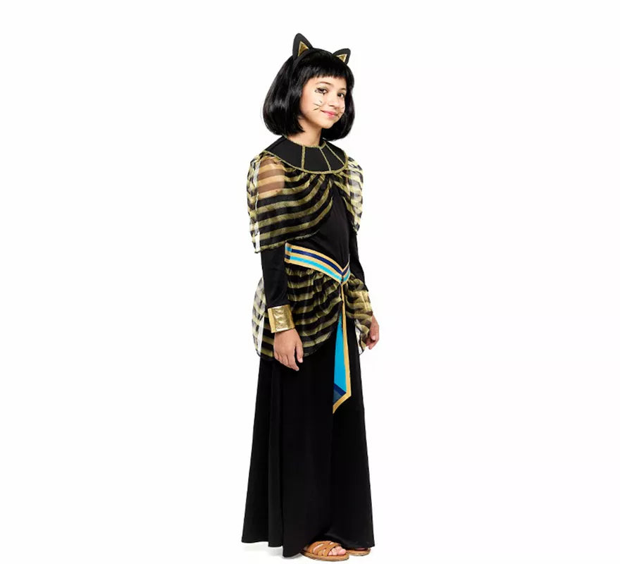 Translation missing: it.Disfraz de Diosa Bastet Egipcia para niña
