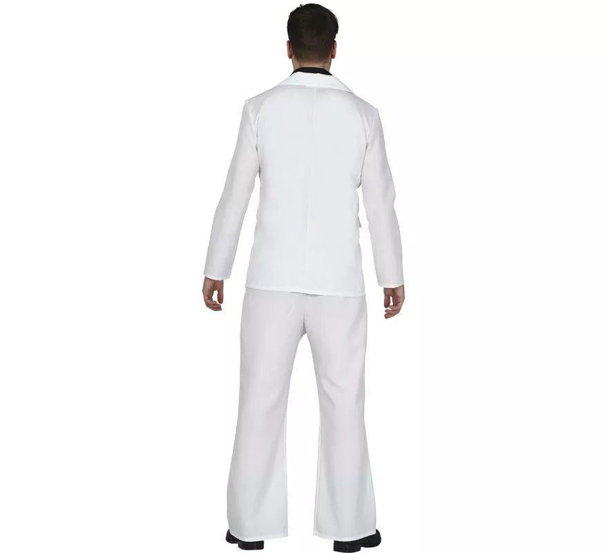 Translation missing: it.Disfraz de Disco Blanco y Negro para Hombre