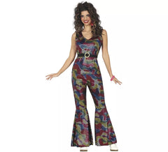 Costume da discoteca scintillante per donna