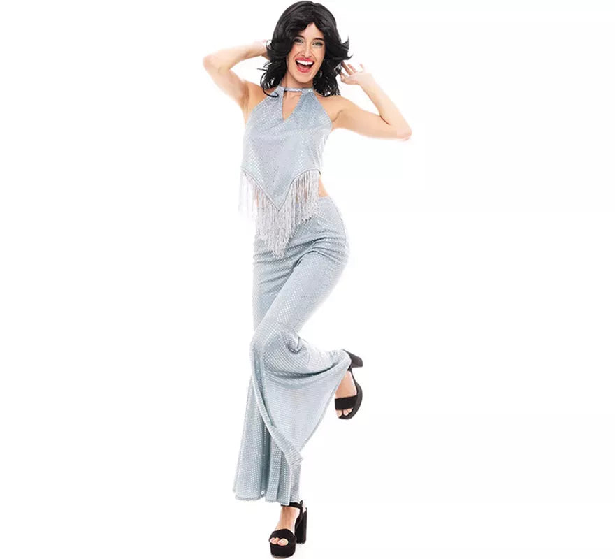 Disfraz de Disco Dance Brillante para mujer
