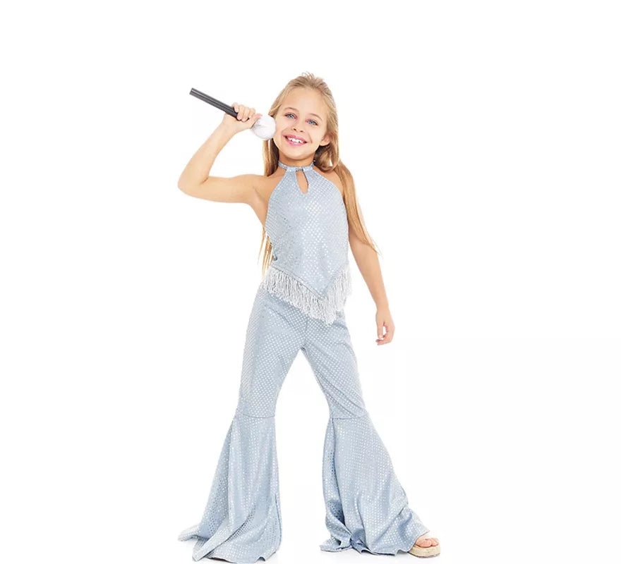 Disfraz de Disco Dance Brillante para niña