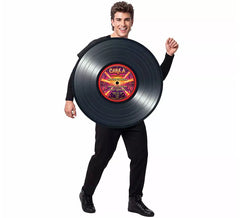 Costume da disco in vinile retrò per adulti