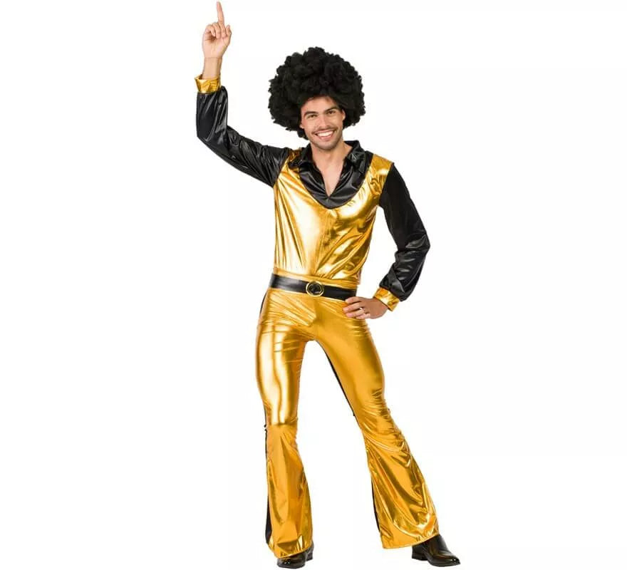 Translation missing: it.Disfraz de Disco Dorado para hombre