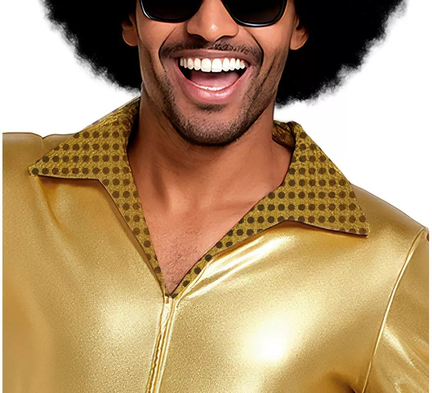 Translation missing: it.Disfraz de Disco dorado para hombre
