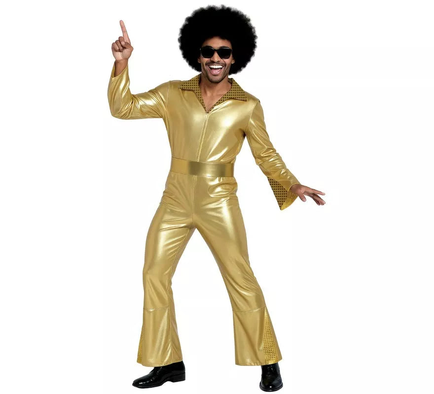 Translation missing: it.Disfraz de Disco dorado para hombre