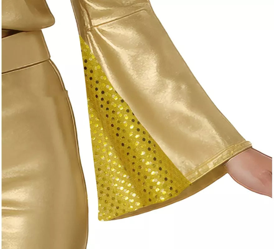 Translation missing: it.Disfraz de Disco dorado para mujer