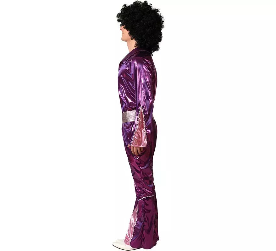 Disfraz de Disco Fucsia para hombre