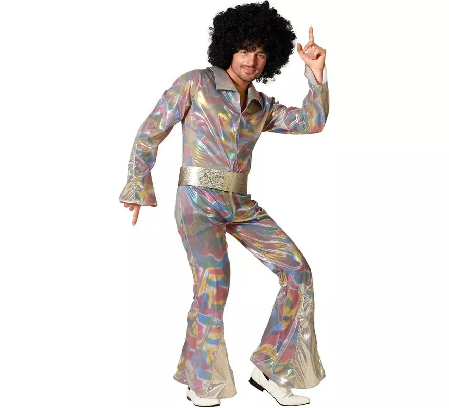 Translation missing: it.Disfraz de Disco multicolor para hombre