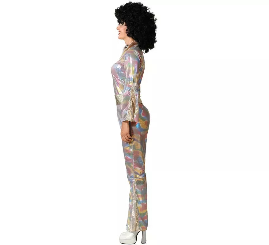 Translation missing: es.Disfraz de Disco multicolor para mujer