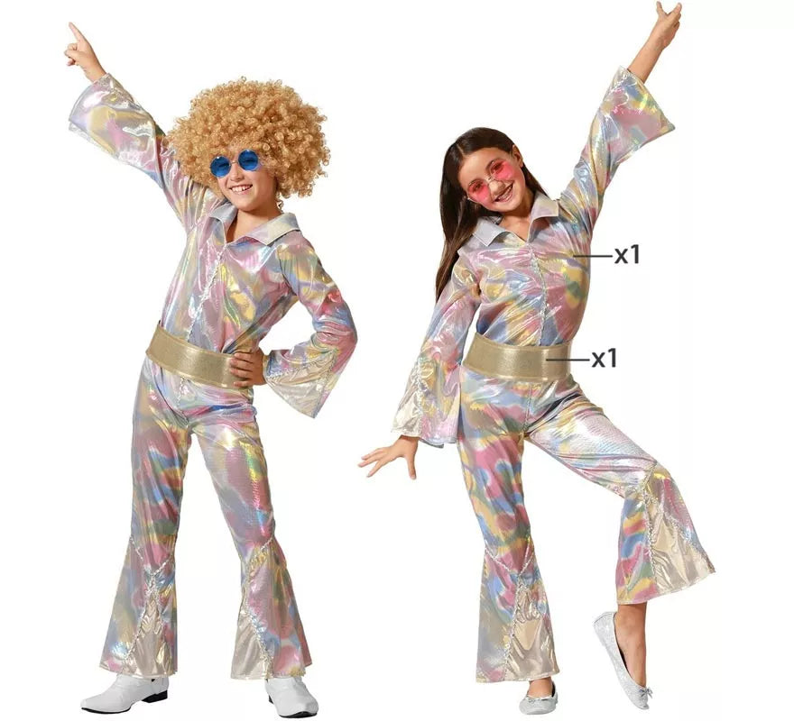 Translation missing: es.Disfraz de Disco multicolor para niños