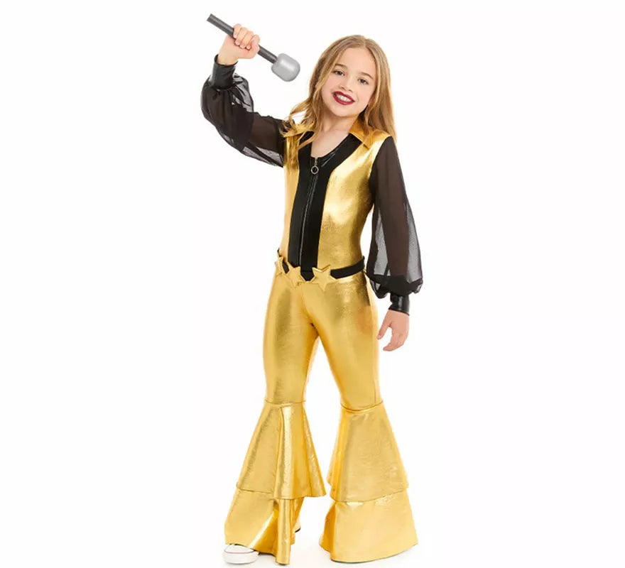 Translation missing: it.Disfraz de Disco oro para niña