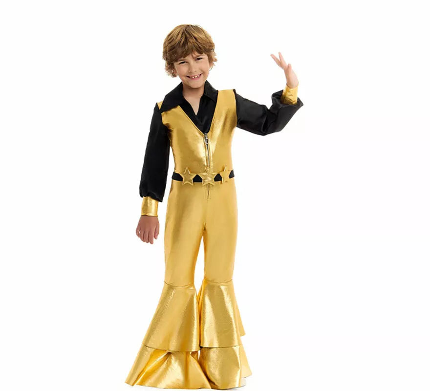 Translation missing: es.Disfraz de Disco oro para niño