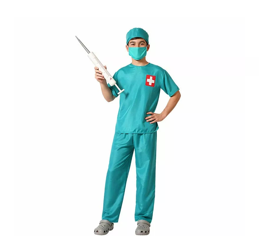 Translation missing: it.Disfraz de Doctor Azul con Mangas Cortas para Hombre