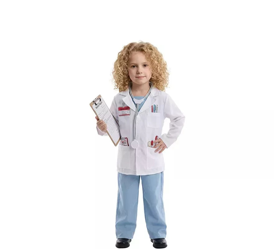 Translation missing: es.Disfraz de Doctor con identificación para niño