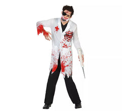 Costume da dottore insanguinato per gli uomini per Halloween
