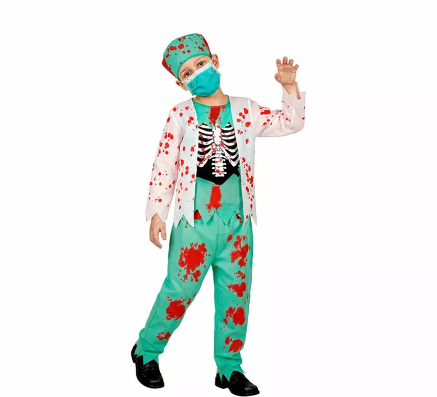 Translation missing: it.Disfraz de Doctor Zombie para niños