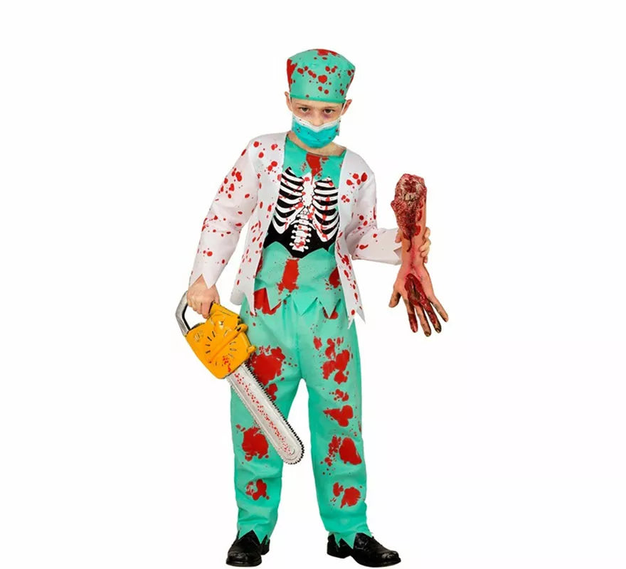 Translation missing: it.Disfraz de Doctor Zombie para niños