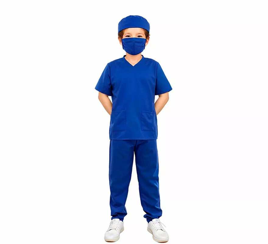 Translation missing: es.Disfraz de Doctora azul para niños