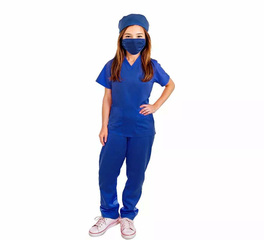 Translation missing: es.Disfraz de Doctora azul para niños