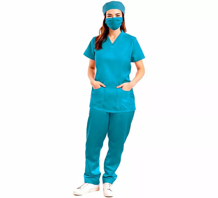 Translation missing: it.Disfraz de Doctora o Doctor verde para adulto