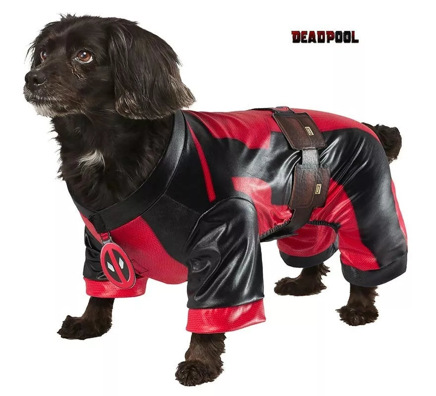 Translation missing: it.Disfraz de Dogpool clásico de Deadpool con cinturón para perro