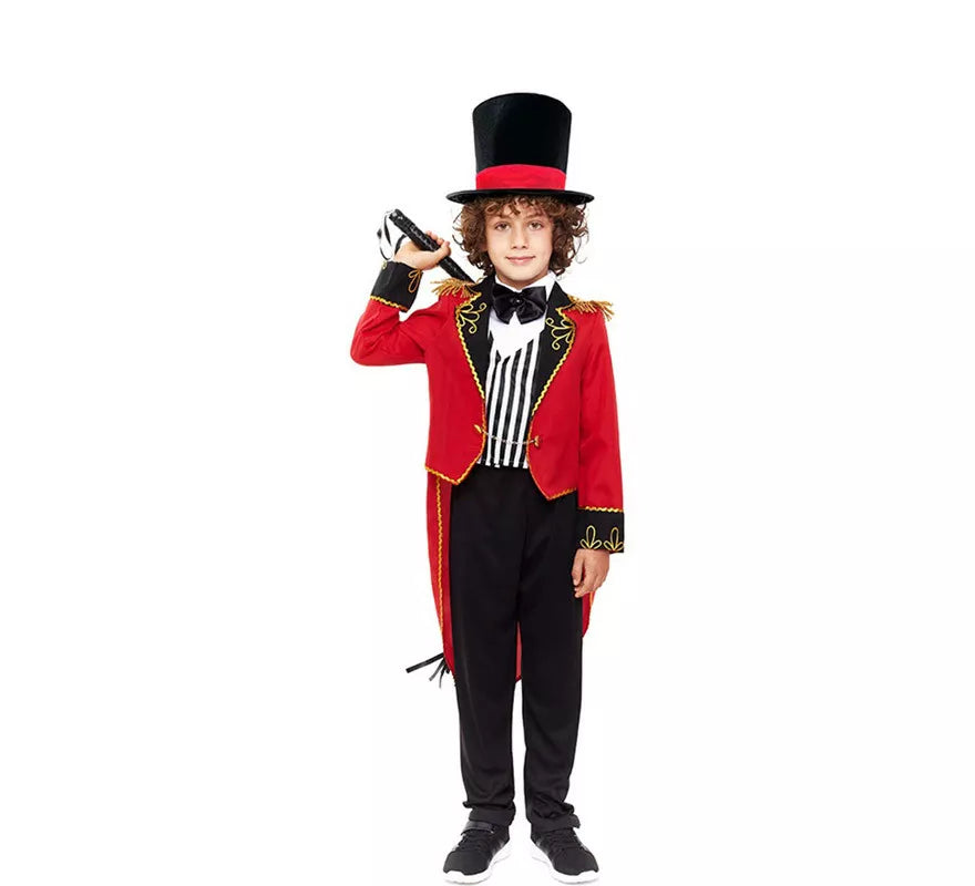 Translation missing: es.Disfraz de Domador Chaleco a rayas para niño