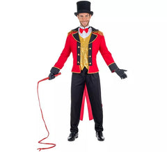 Costume da Domatore rosso per uomo