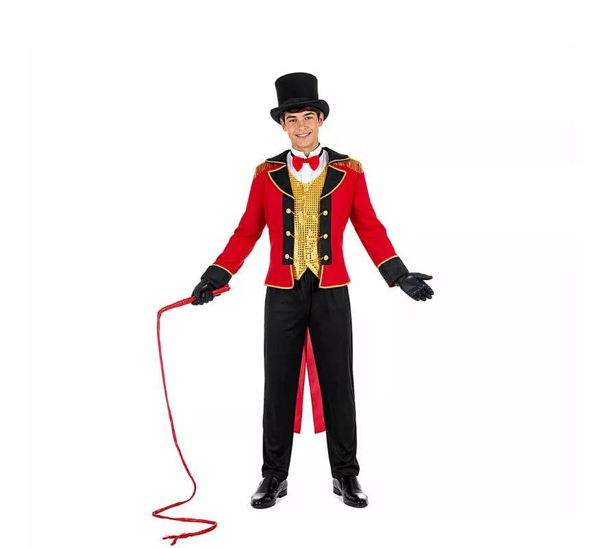 Translation missing: it.Disfraz de Domador Rojo para hombre