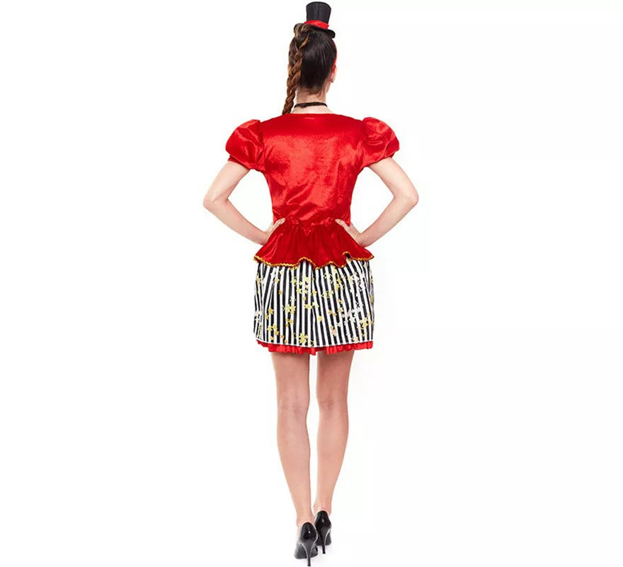 Disfraz de Domadora Vestido a Rayas para mujer