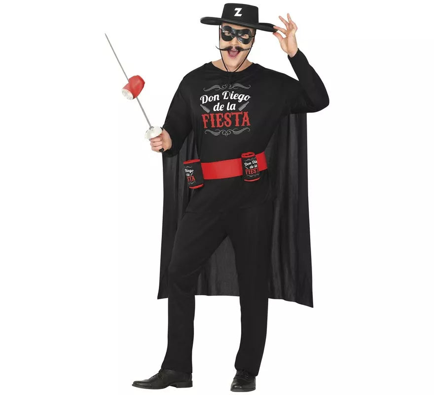 Translation missing: it.Disfraz de Don Diego de la Fiesta para hombre