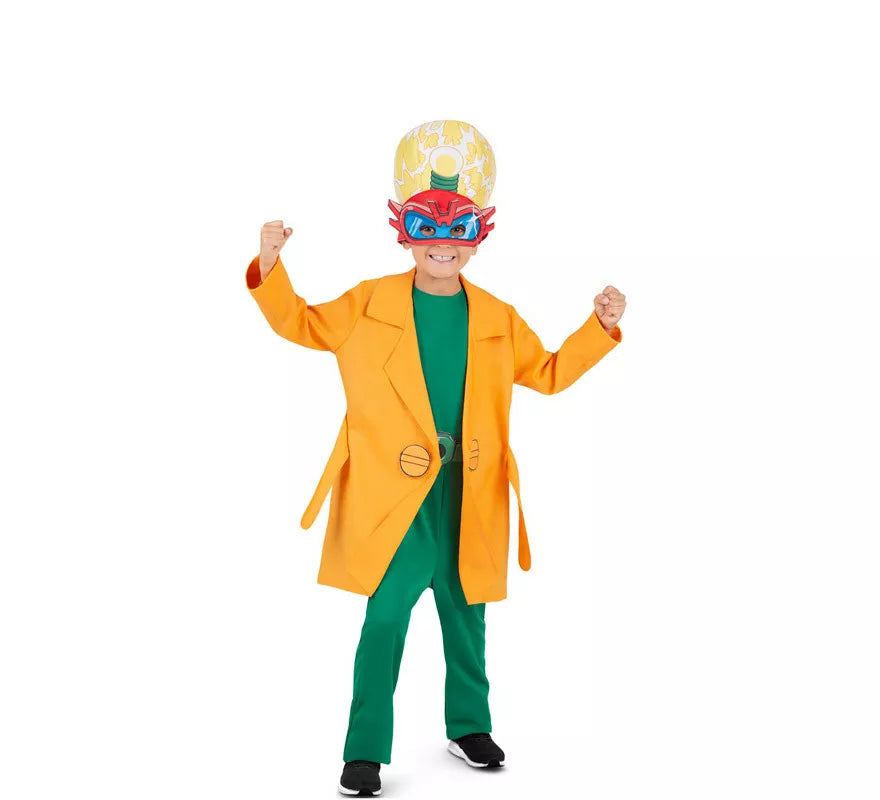 Translation missing: it.Disfraz de Dr. Volt de Superthings para niño