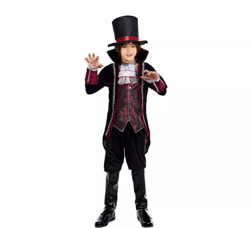 Translation missing: it.Disfraz de Drácula Victoriano para niño