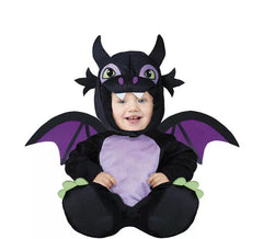 Costume da tenero drago nero per bambino