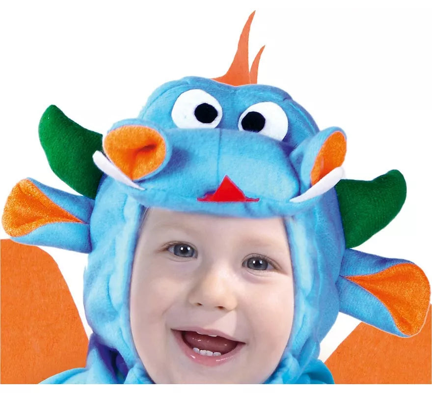 Disfraz de Dragoncito azul Baby para bebes