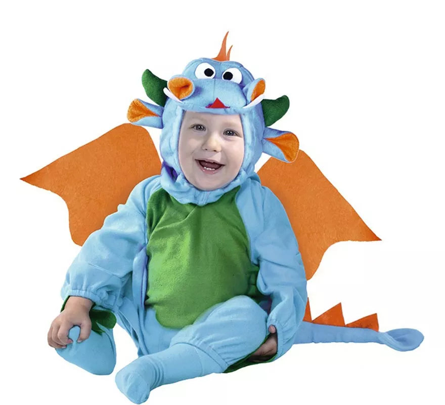 Translation missing: it.Disfraz de Dragoncito azul Baby para bebes