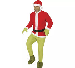 Costume da elfo scontroso di Natale verde per uomo