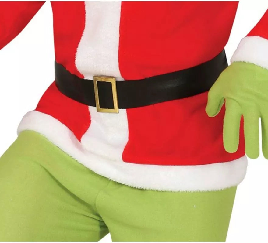 Translation missing: it.Disfraz de Duende Gruñón Navideño verde para hombre