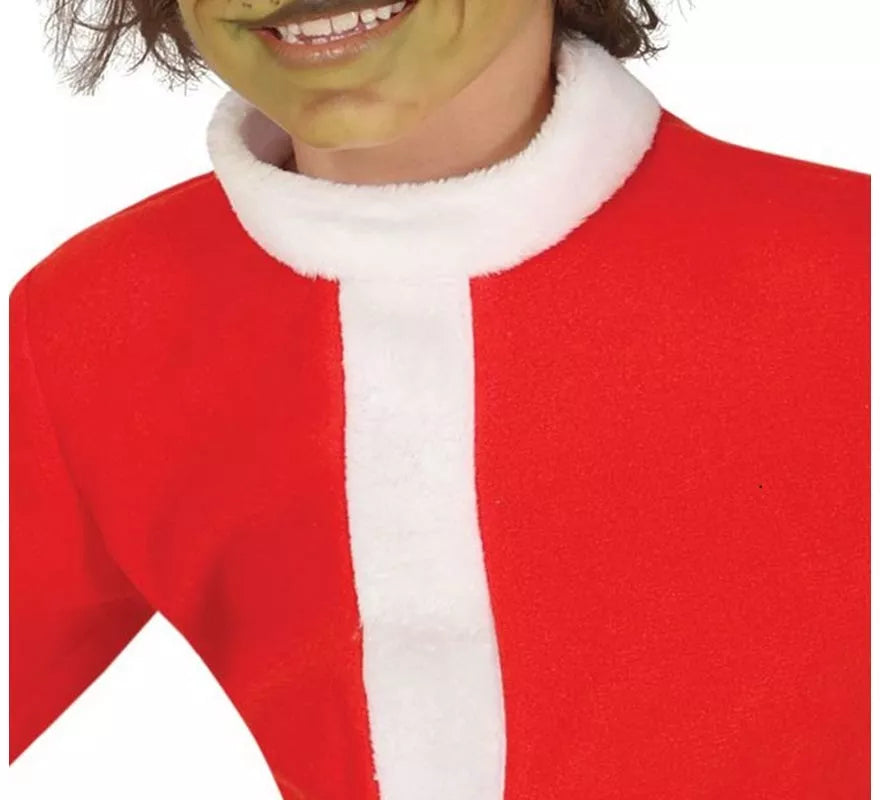 Translation missing: it.Disfraz de Duende Gruñón Navideño verde para niño