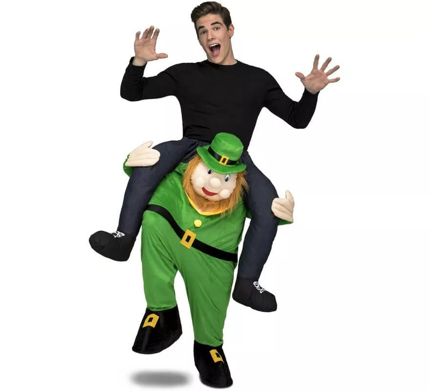 Disfraz de Duende Irlandés a hombros para adultos