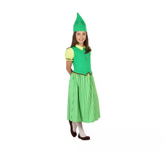 Costume da Elfo verde irlandese per bambina