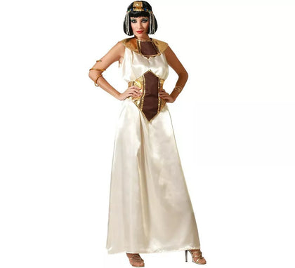 Disfraz de Egipcia blanco para mujer